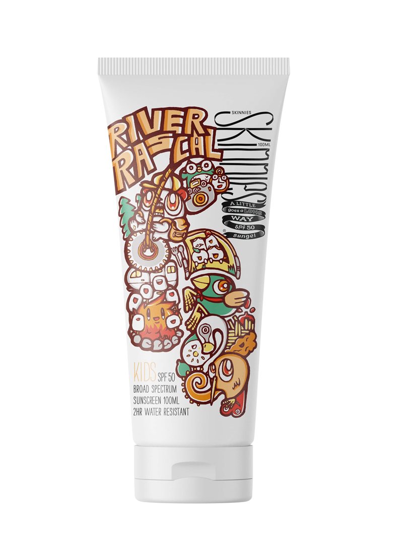 SKINNIES Gel Solaire Enfant River Rasc SPF50 Haute Protection 100 ml