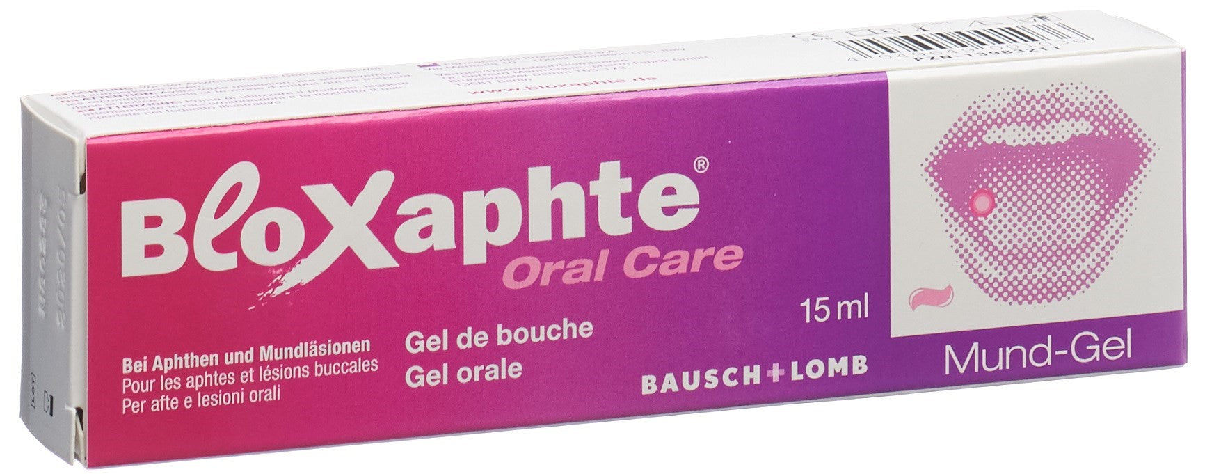 BLOXAPHTE Gel Apaisant Aphtes Bouche 15 ml