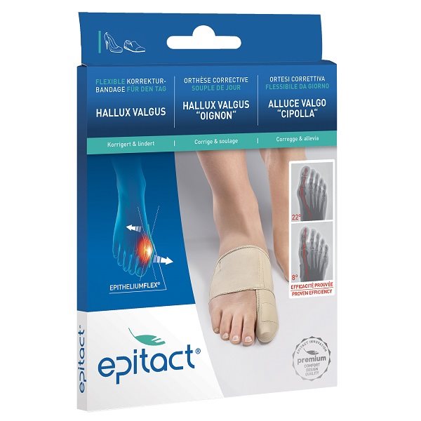 EPITACT Orthèse Souple Hallux Valgus Jour L 23-24.5cm Confort