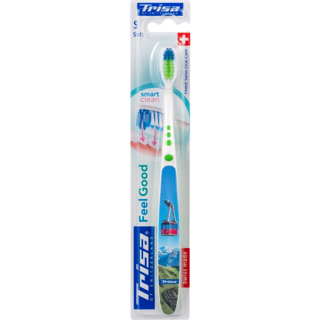 TRISA Feelgood Smart Clean Brosse à Dents Souple | Nettoyage Doux