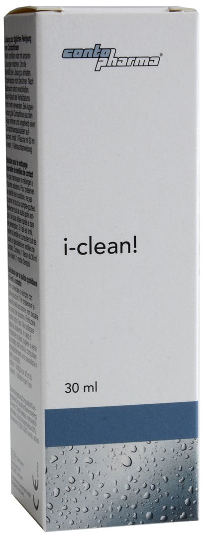 CONTOPHARMA i-clean! Nettoyant Lentilles Hygiène Oculaire | 30 ml