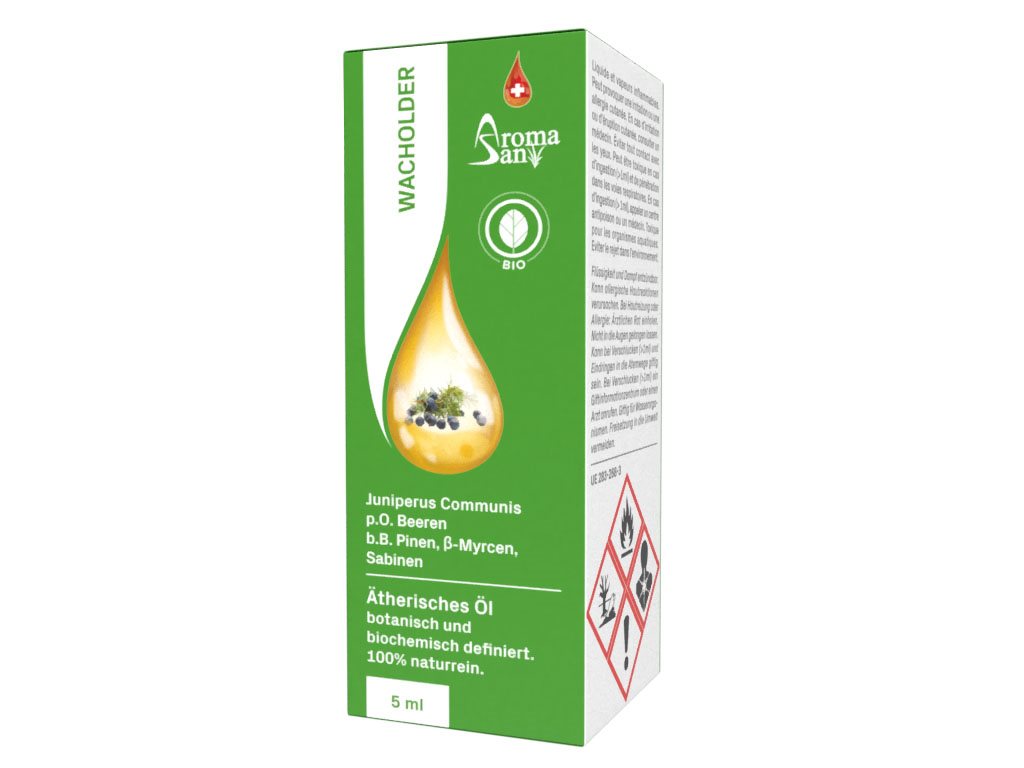 AROMASAN Huile Essentielle Bio Genévrier Baies 5 ml | Purifiante