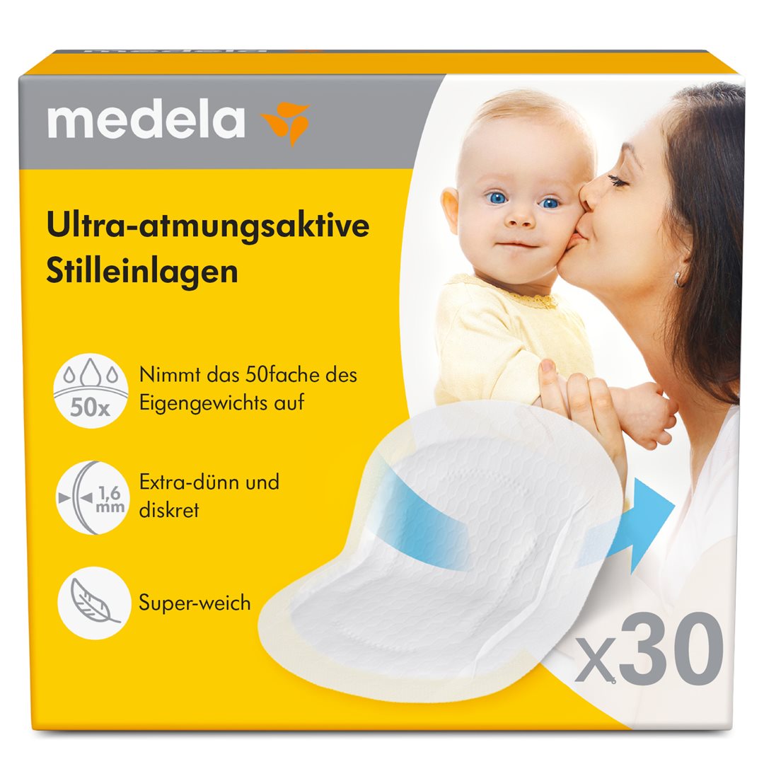 Medela Coussinets Allaitement Ultra-Respirants 30 Pièces | Confort & Protection