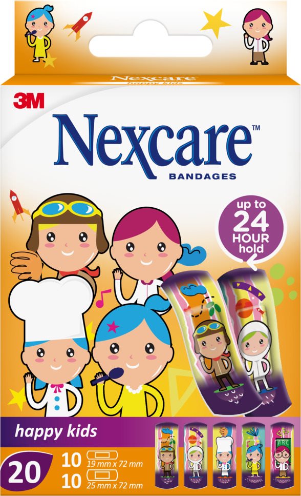 3M NEXCARE pansement enf Happy Kids Profess 20 pce