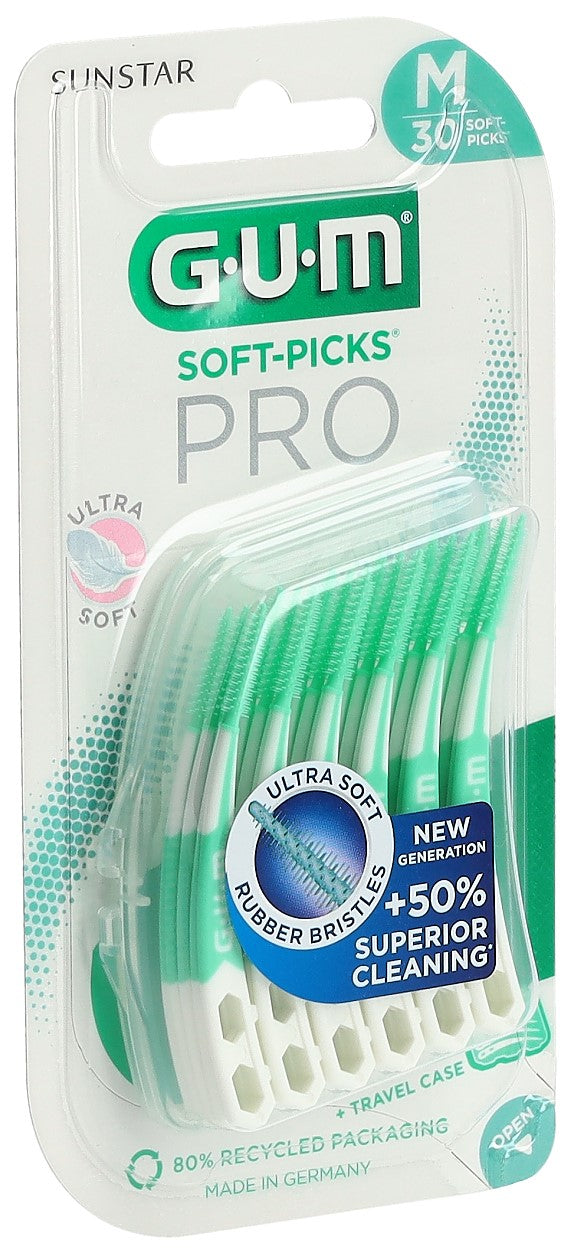 GUM Soft-Picks Pro Medium Hygiène Dentaire 30 pièces