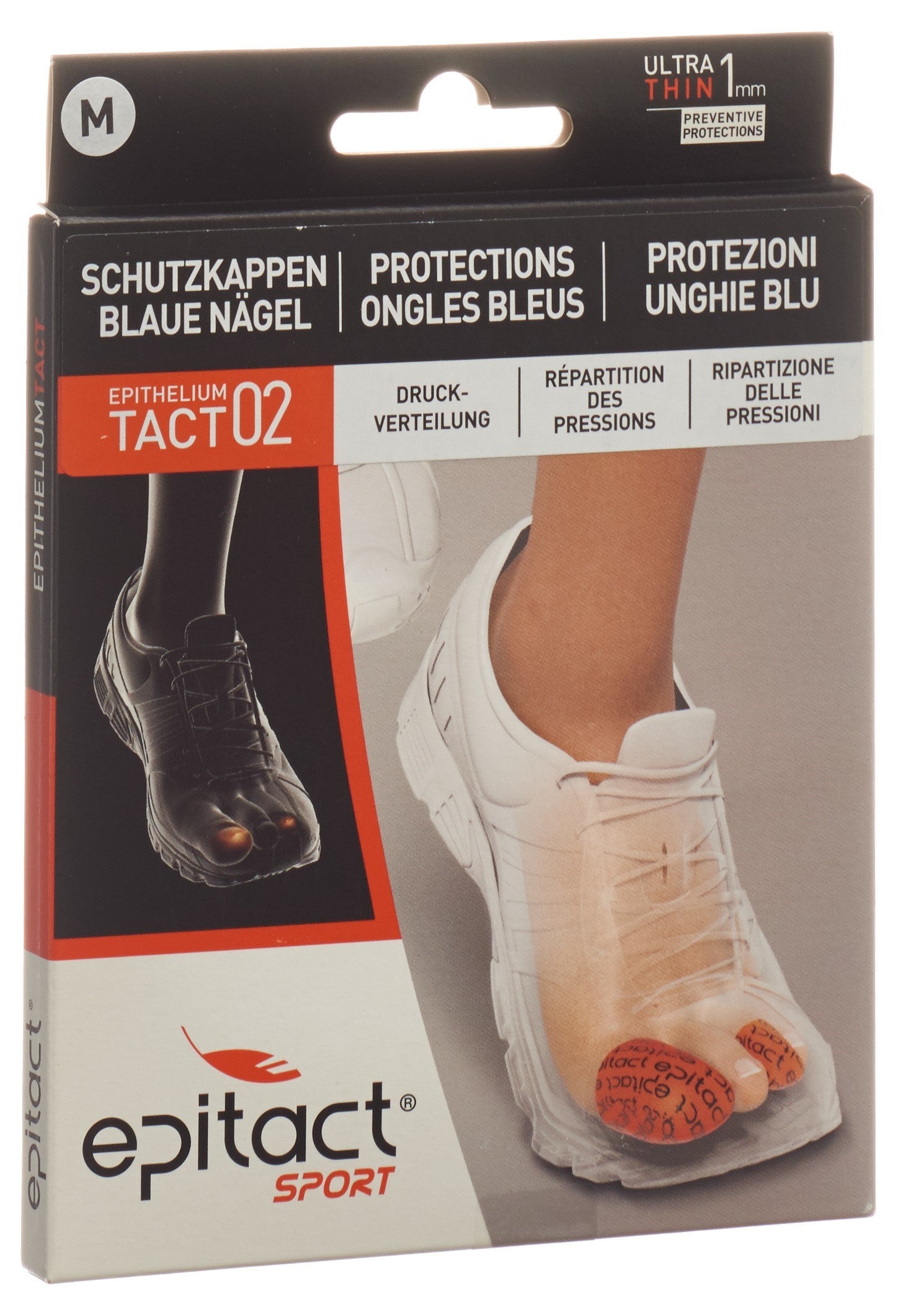 EPITACT SPORT Doigtiers Protection Ongles M 25mm 2 Pièces