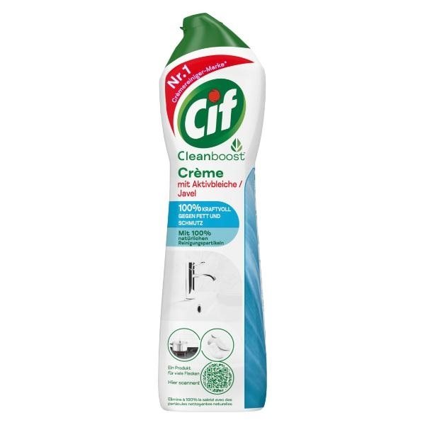 CIF Crème Active Javel Nettoyant Désinfectant 500 ml