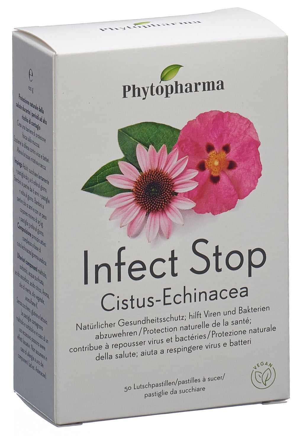 PHYTOPHARMA Infect Stop Pastilles Apaisantes Gorge 50 Pièces