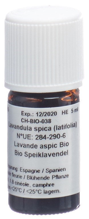 AROMASAN Huile Essentielle Lavande Aspic Bio 5 ml | Apaisante