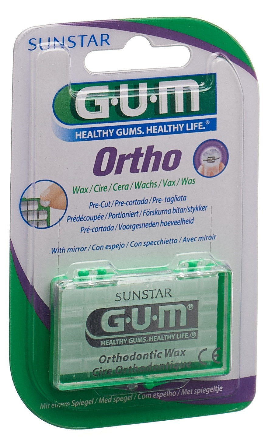 GUM Ortho Cire Protectrice Appareil Dentaire | 1 boîte