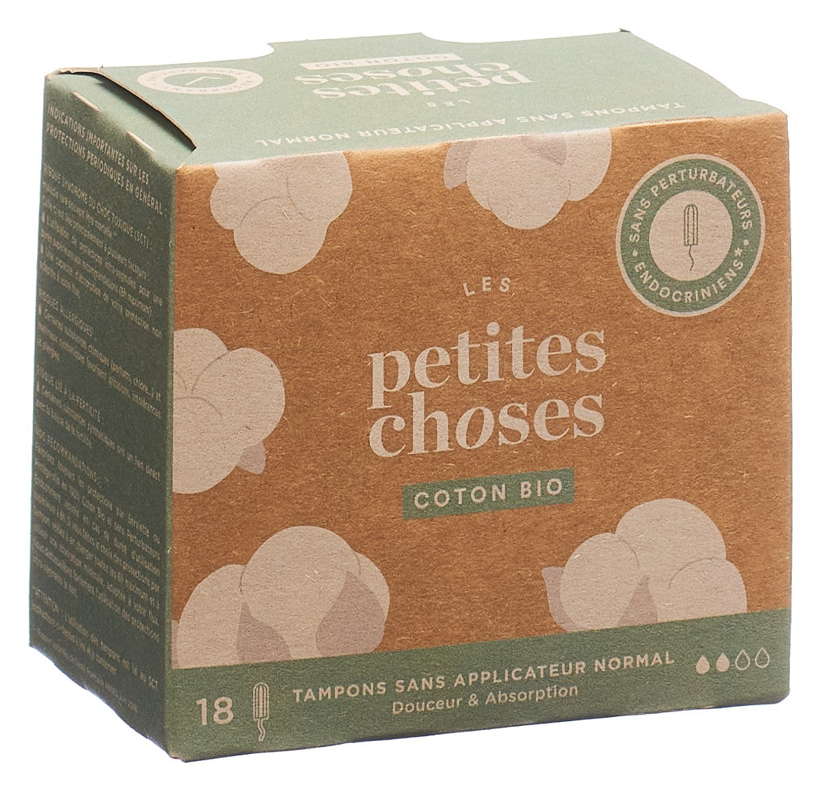 LES PETITES CHOSES Tampons Normal Bio 18 Pièces | Confort & Protection