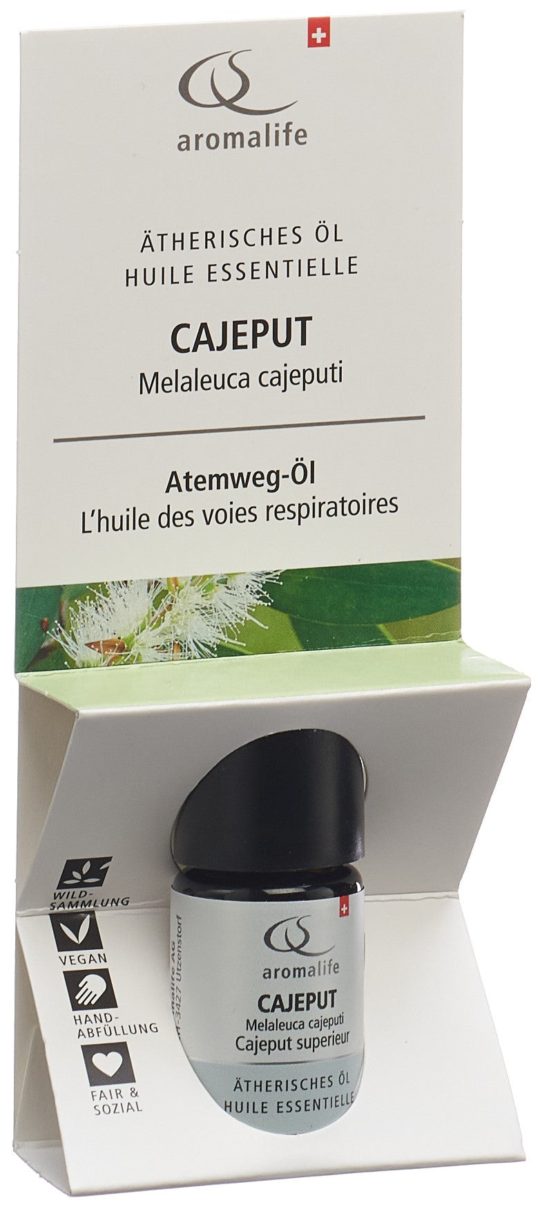 AROMALIFE Huile Essentielle Cajeput 5 ml | Soin Respiratoire Naturel