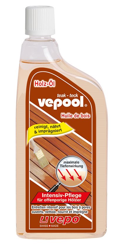 VEPOOL teck huile bois entret intensif liq 300 ml