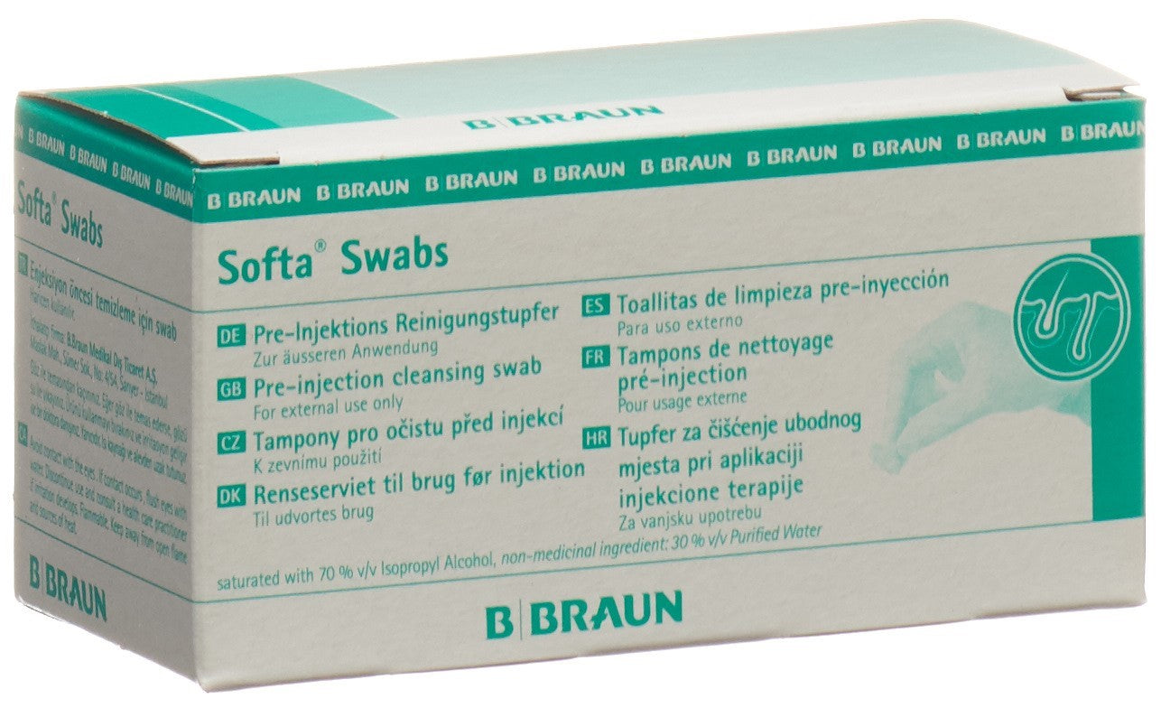 SOFTA Swabs Tampons de Purification 100 Pièces | Soin Hygiène Douceur