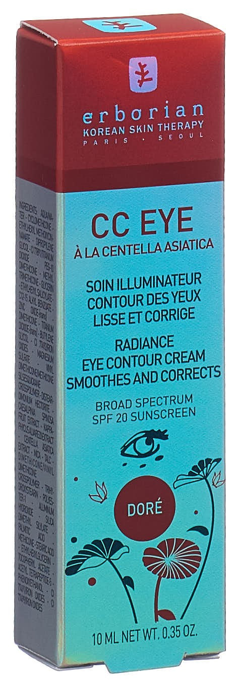 Erborian CC Crème Yeux Doré Éclat & Correction | 10 ml