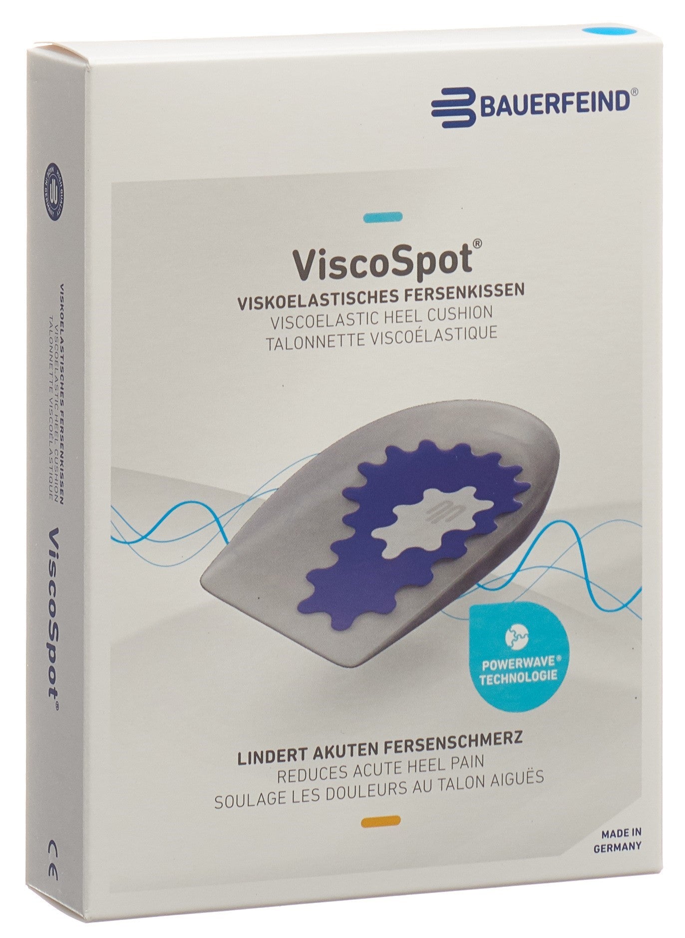 BAUERFEIND ViscoSpot Talonnettes Soulagement Douleur | 1 Paire Taille 2