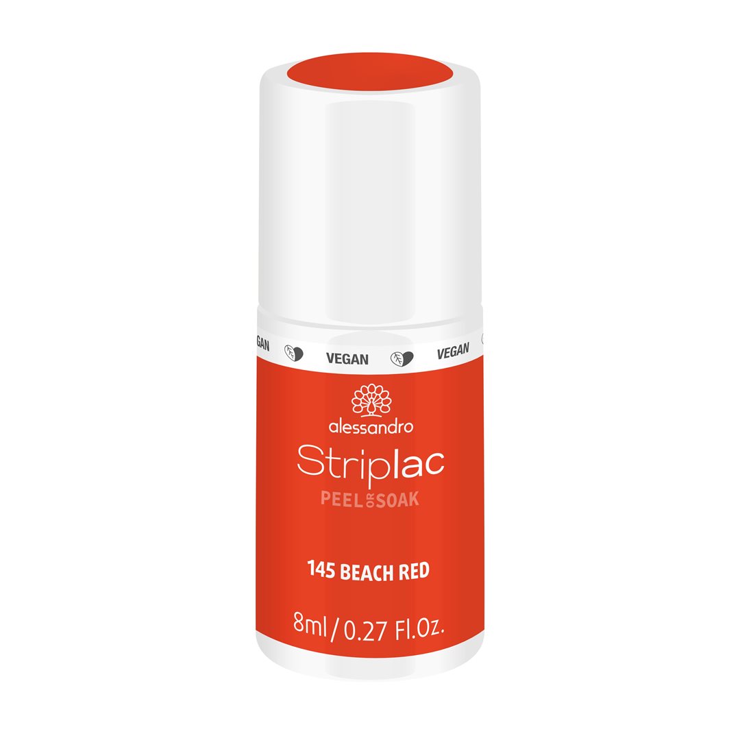 ALESSAN Striplac 2 0 Peel or Soak Beach Red