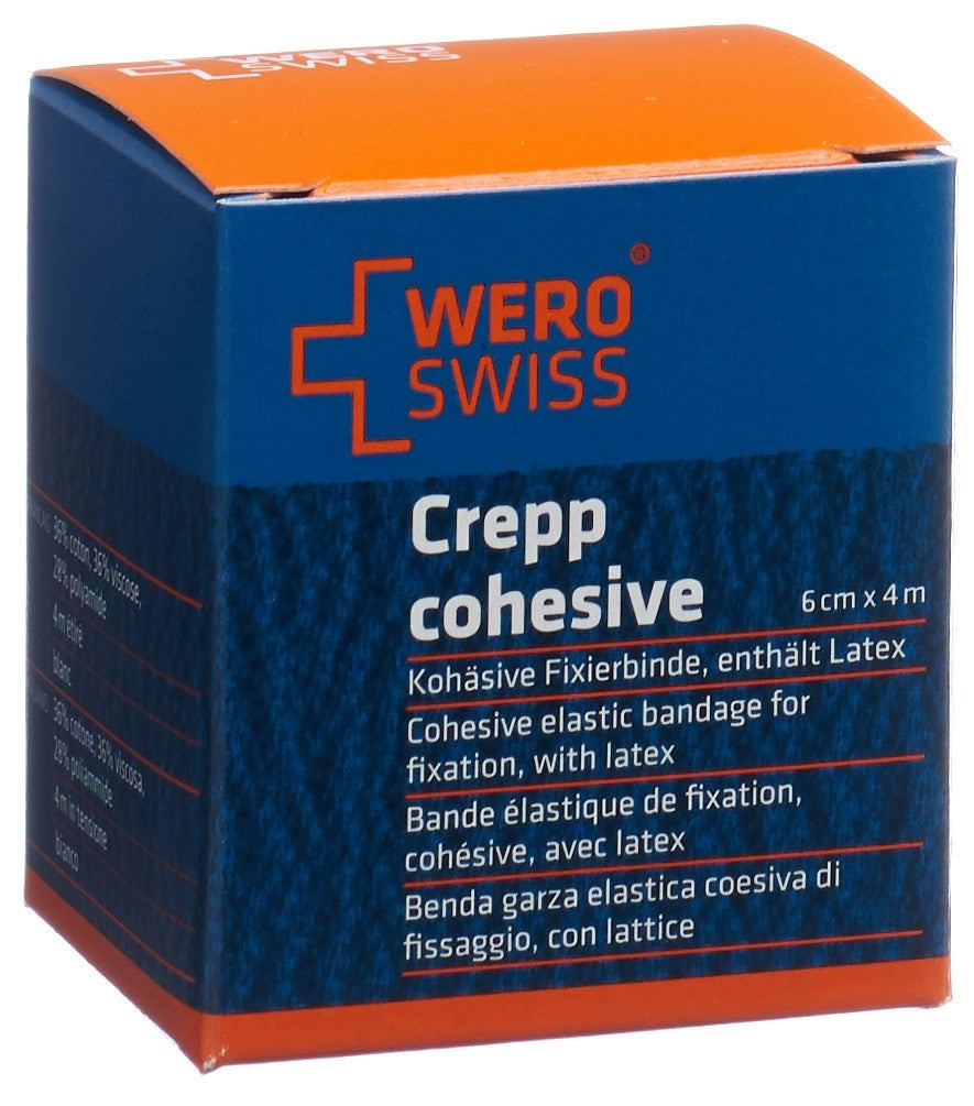 WERO SWISS Lux K-10 bande fixat él 4mx6cm blanc