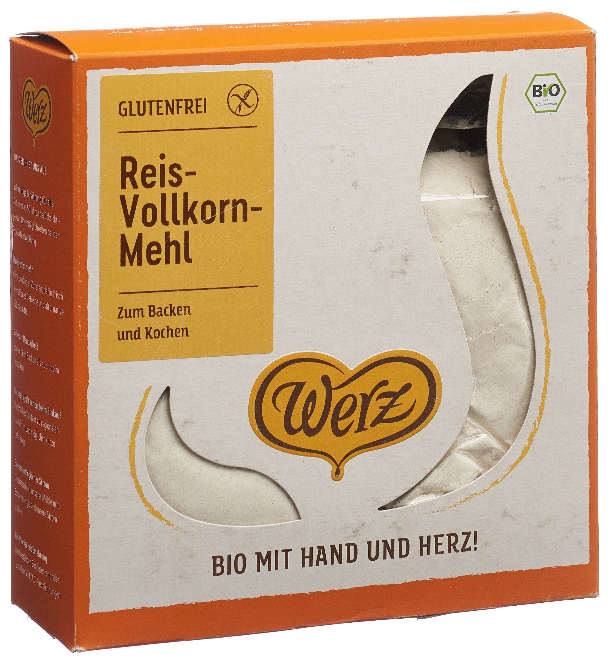 WERZ farine de riz bio sans gluten 1 kg