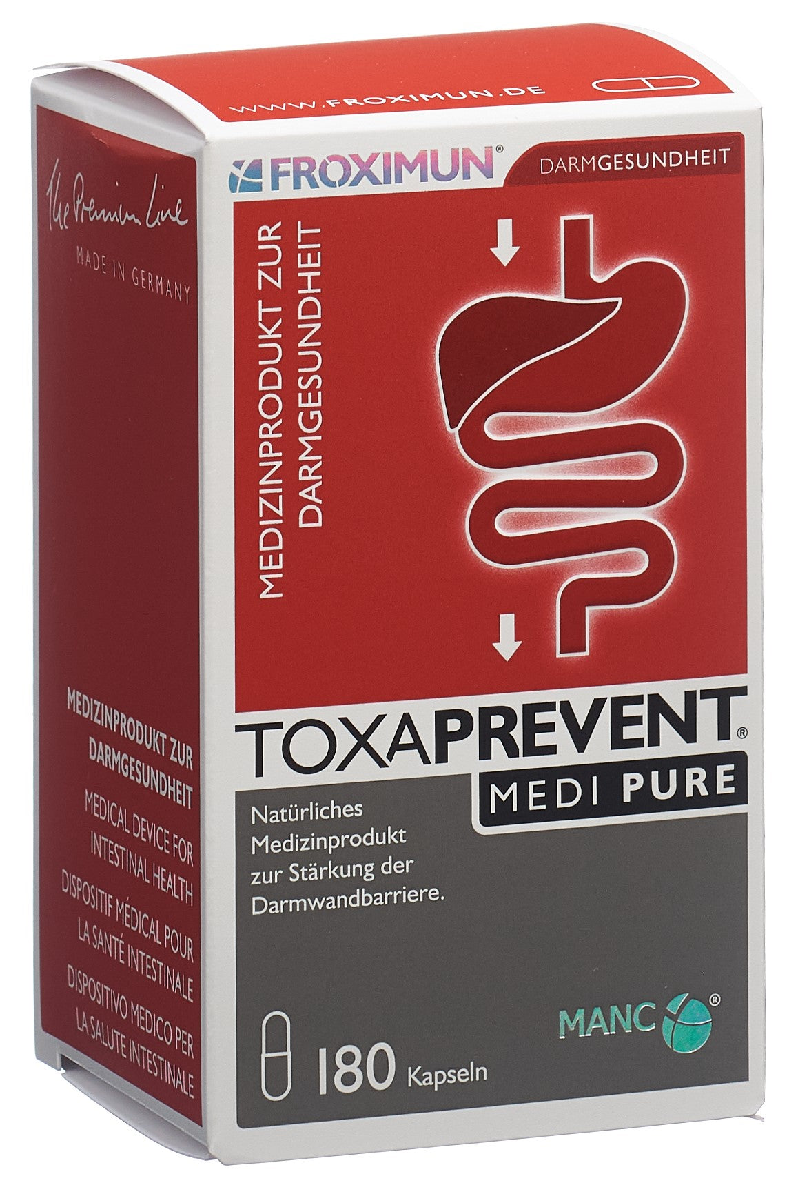 TOXAPREVENT Medi Pure 180 Capsules : Détox & Bien-être | Complément Alimentaire