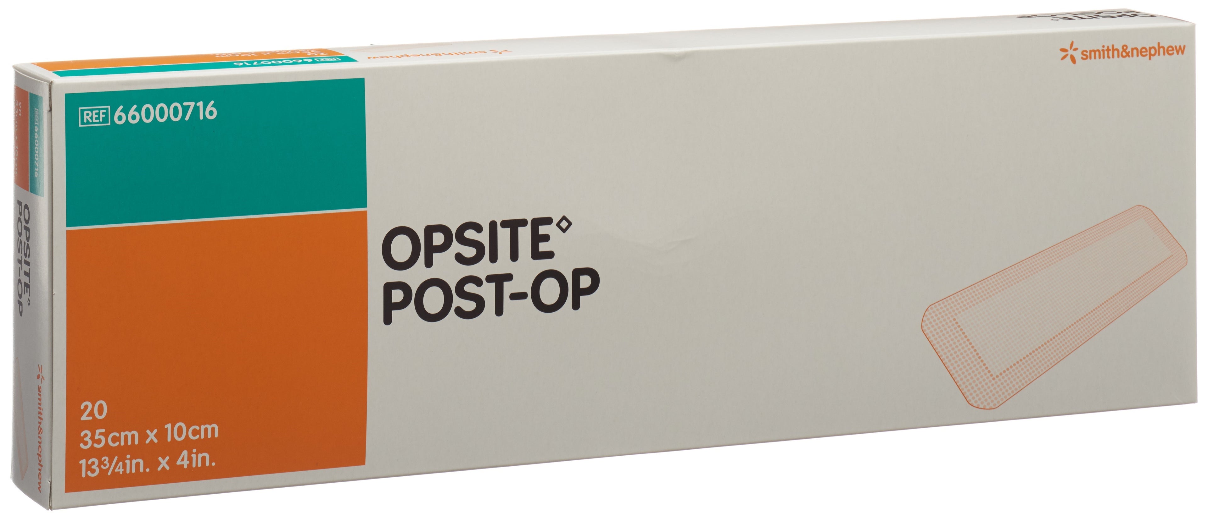 OPSITE POST-OP Pansement Film 35x10cm Stérile 20 Sachets | Soin Cicatrice