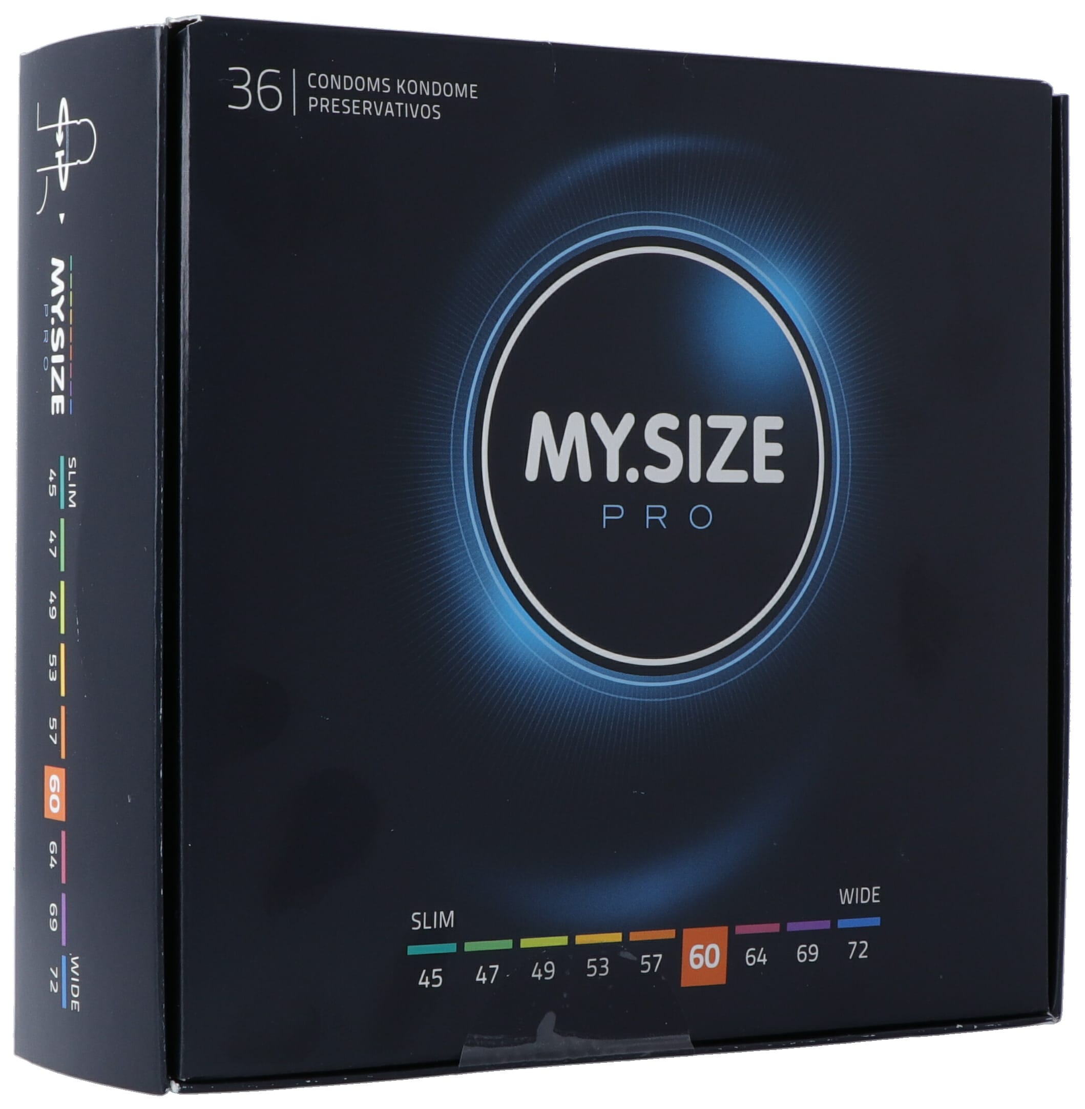 MY SIZE PRO Préservatifs 60mm Confort & Sécurité | Lot 36 Unités