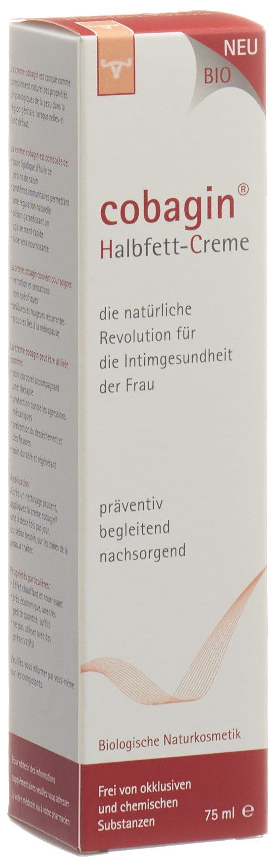 COBAGIN Crème Apaisante Peau Irritée 75 ml