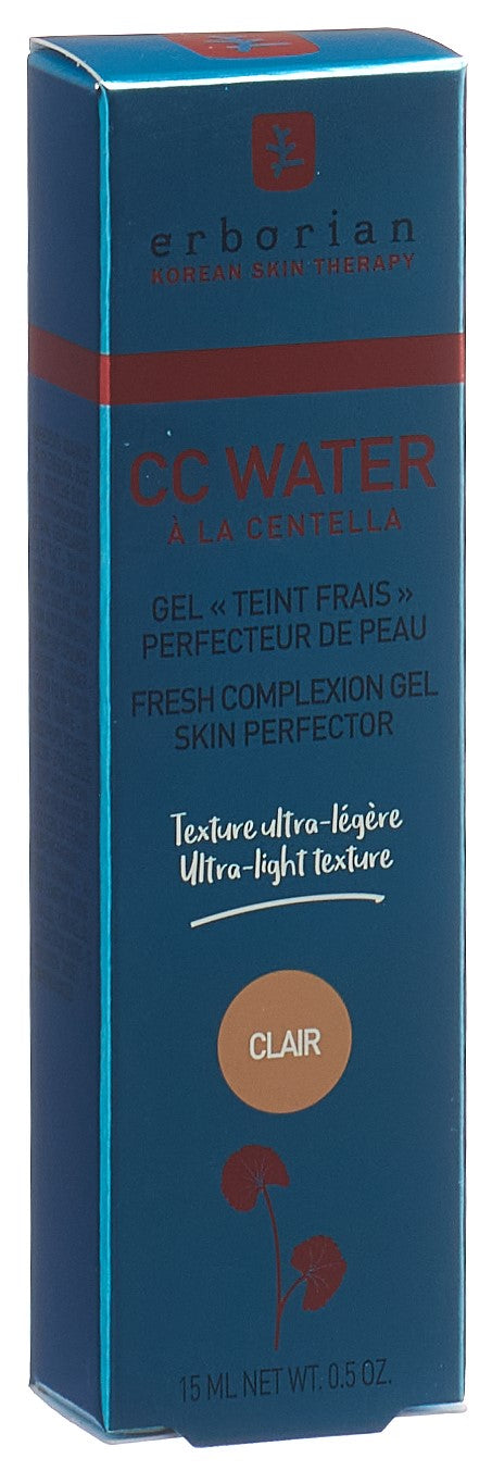 Erborian CC Crème Hydratante Teint Clair 10 ml Éclat Naturel | Soin Teint