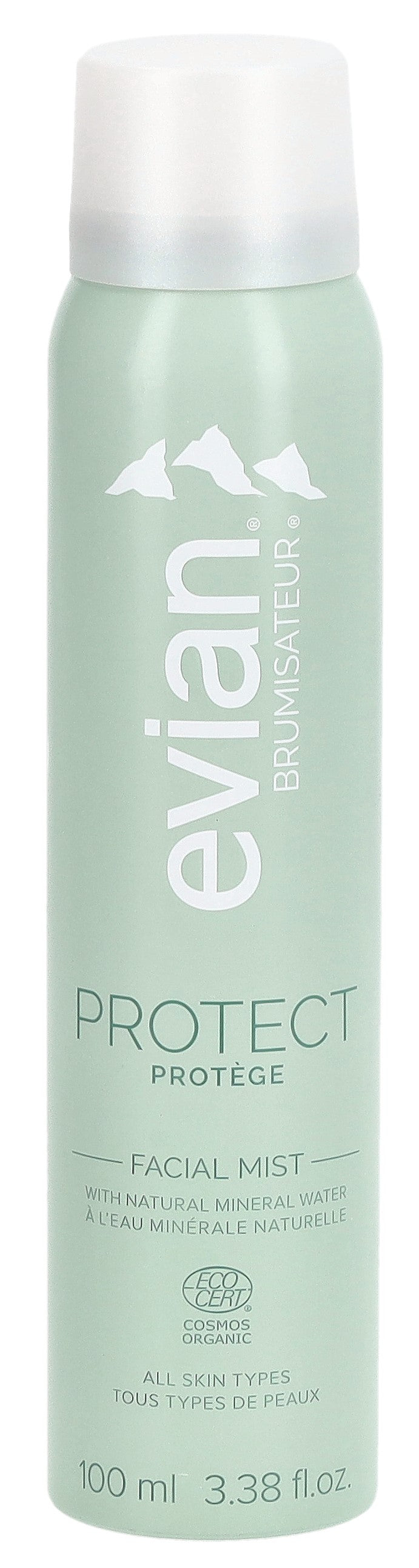 Evian Brume Visage Protectrice Spray Aérosol 100 ml