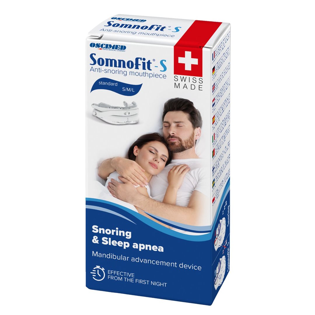 Somnofit-S Orthèse Mandibulaire Anti-Ronflement & Apnée du Sommeil | Dispositif Médical