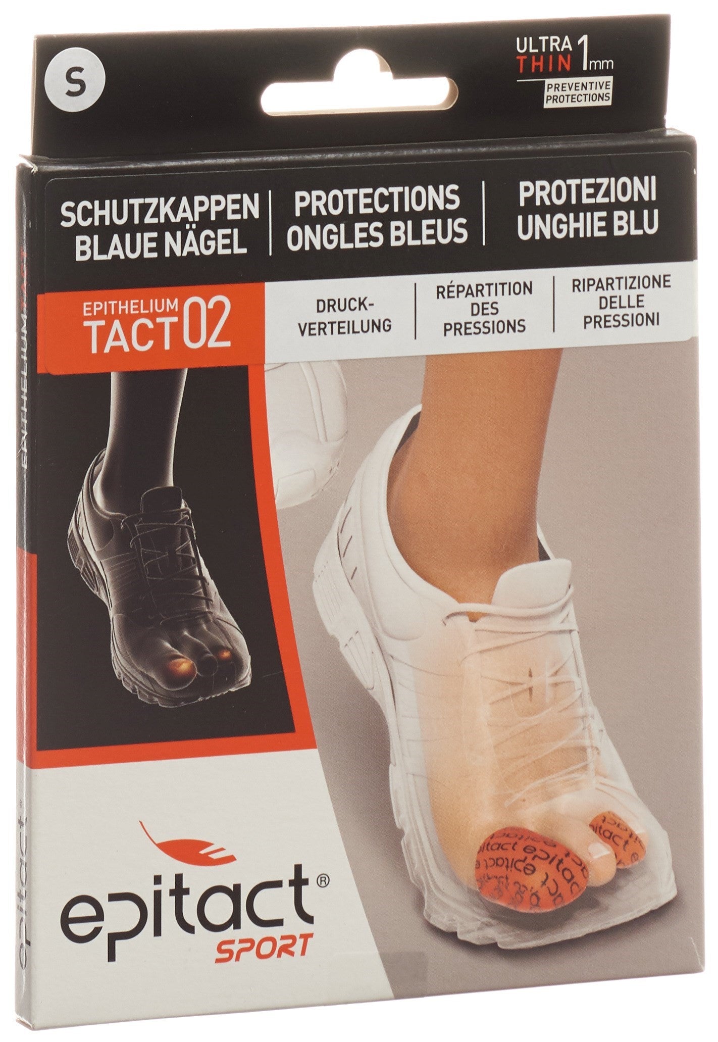 EPITACT SPORT Doigtiers Protection Ongles S 23mm 2 Pièces