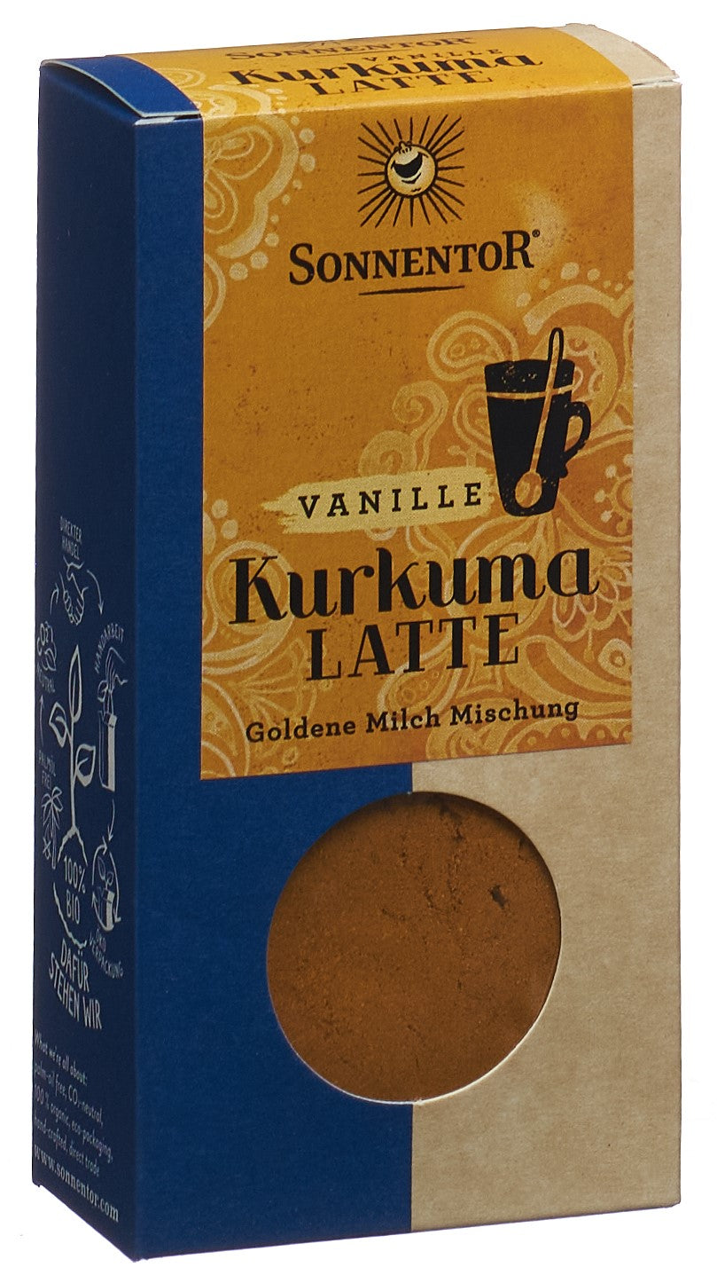 SONNENTOR Kurkuma Latte Vanille BIO 60 g Bien-être | Boisson Énergisante