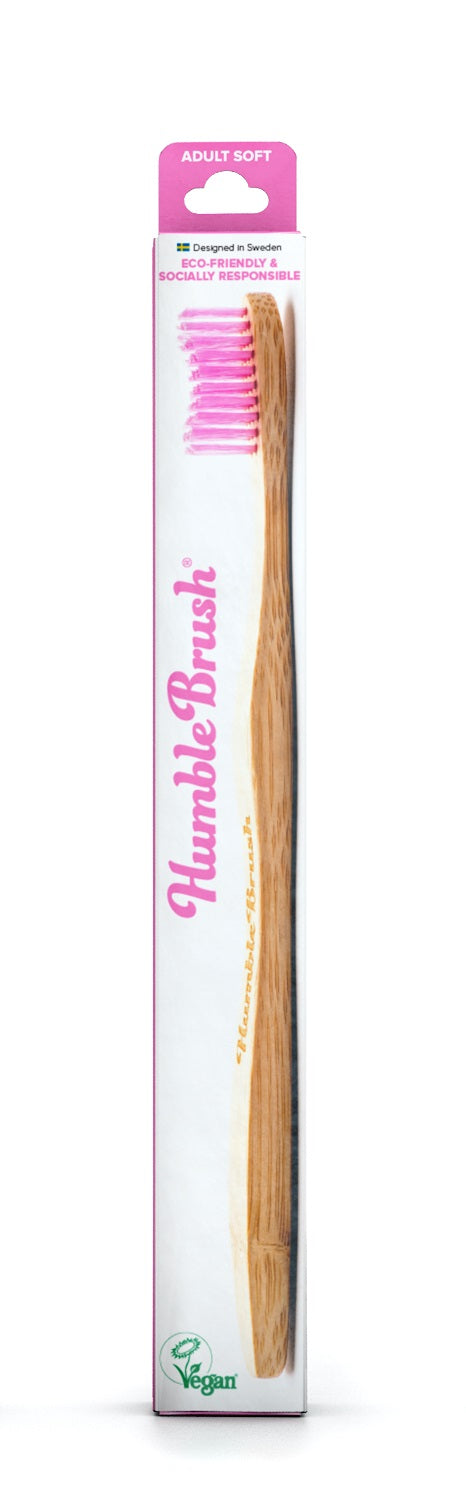 HUMBLE BRUSH Brosse à Dents Adulte Violette Douce | Soin Bucal Efficace