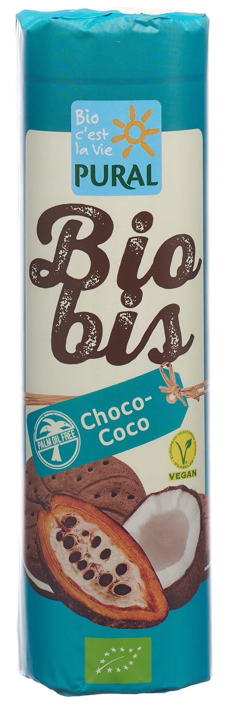 PURAL Biscuits Bio Choco Coco Sans Huile de Palme 300g