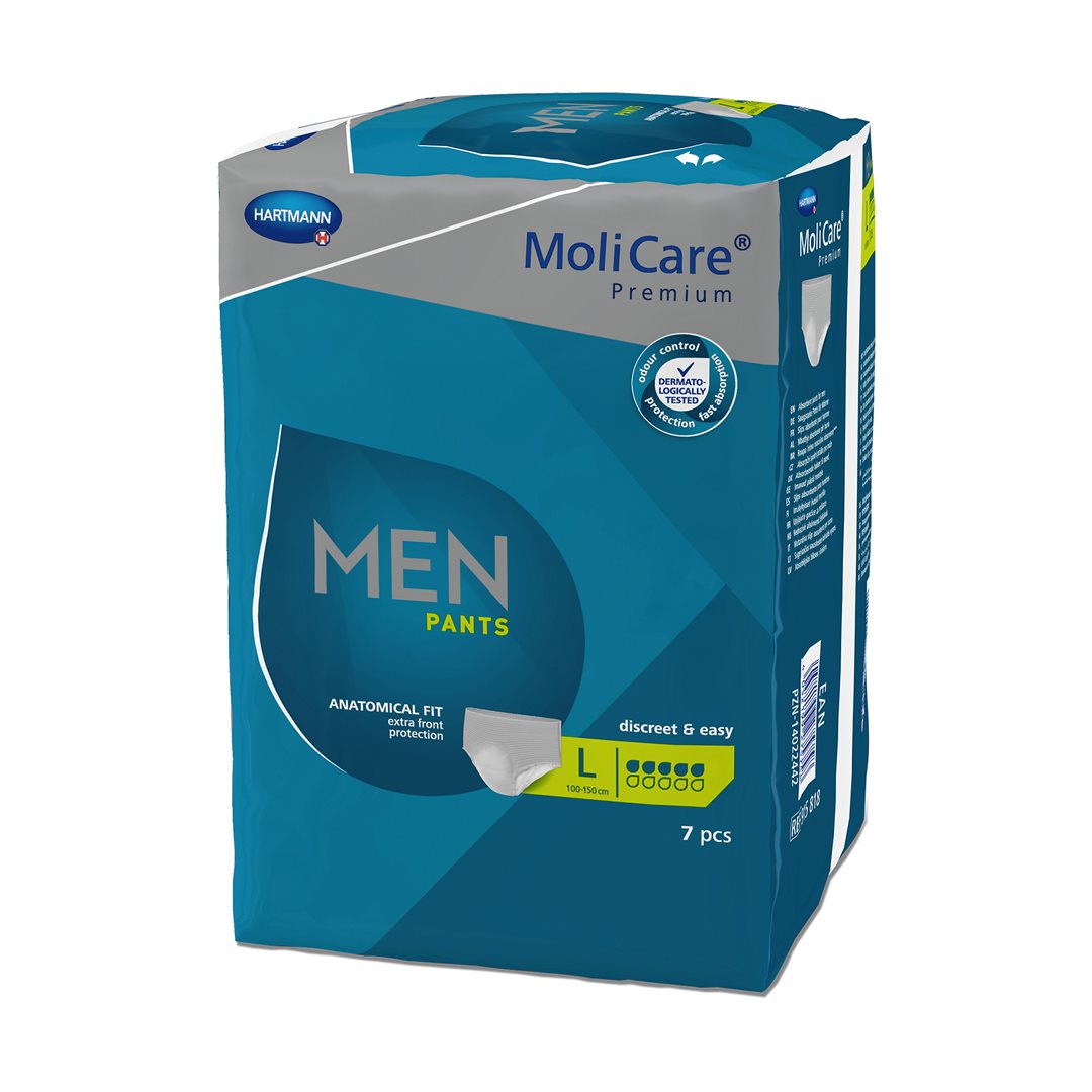 Molicare Men Pants L 5 gouttes protection discrète 7 pièces