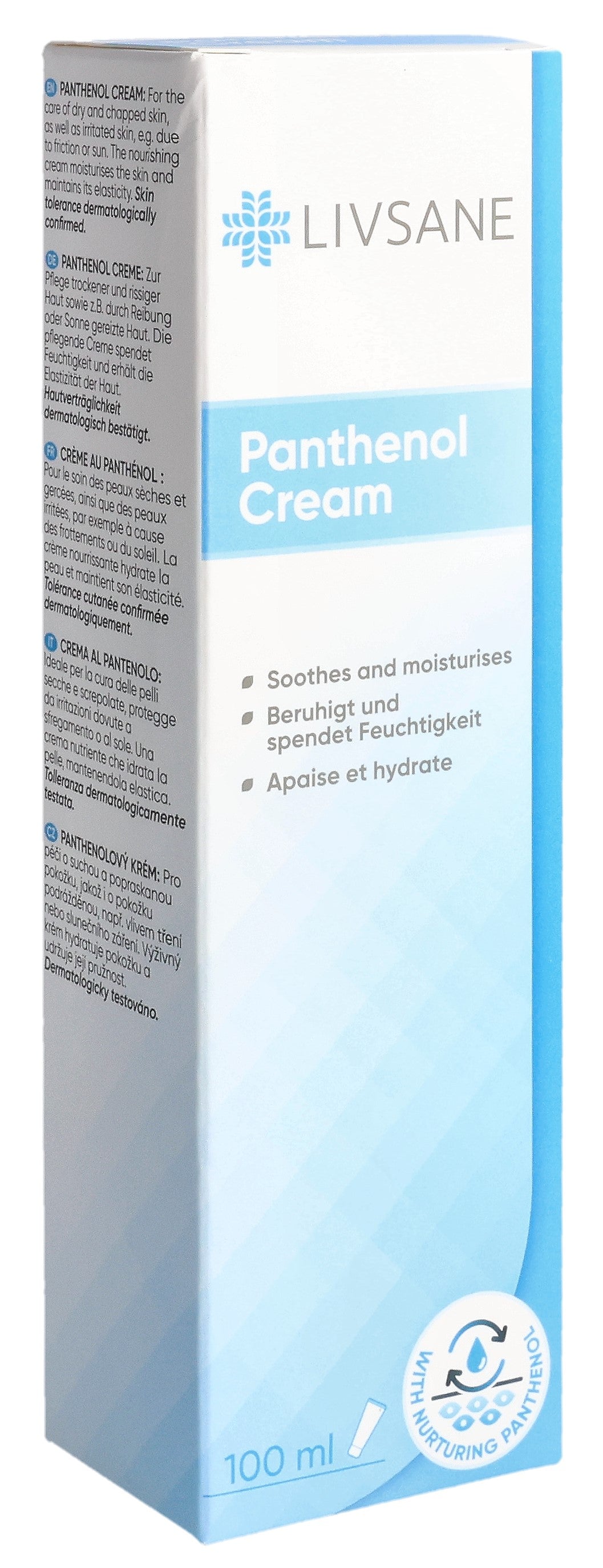 LIVSANE Crème Apaisante Panthenol 100 ml