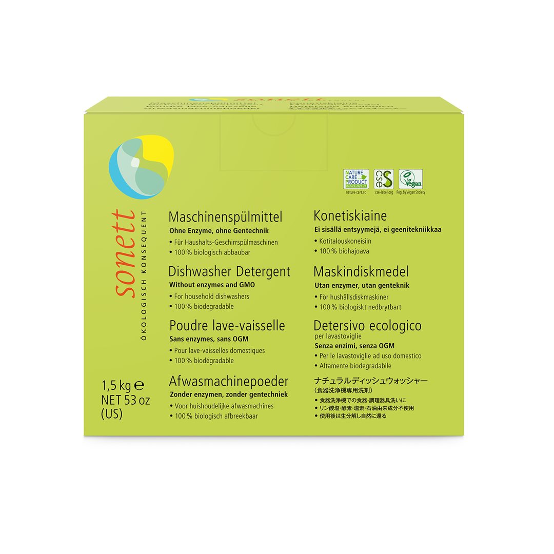 SONETT Poudre Lave-Vaisselle Écologique 1.5 kg