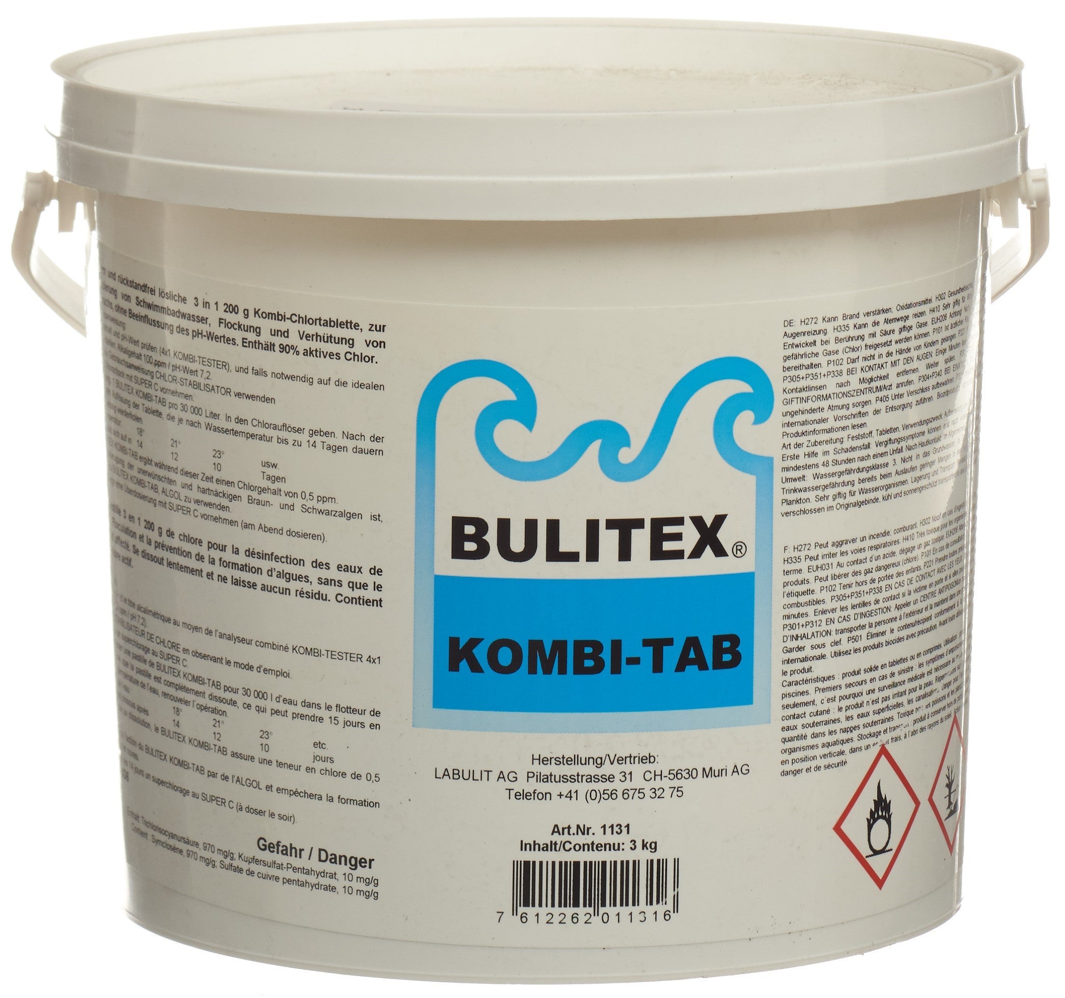 BULITEX Kombi Tab 3 kg | Soin Complet pour le Bien-être Digestif
