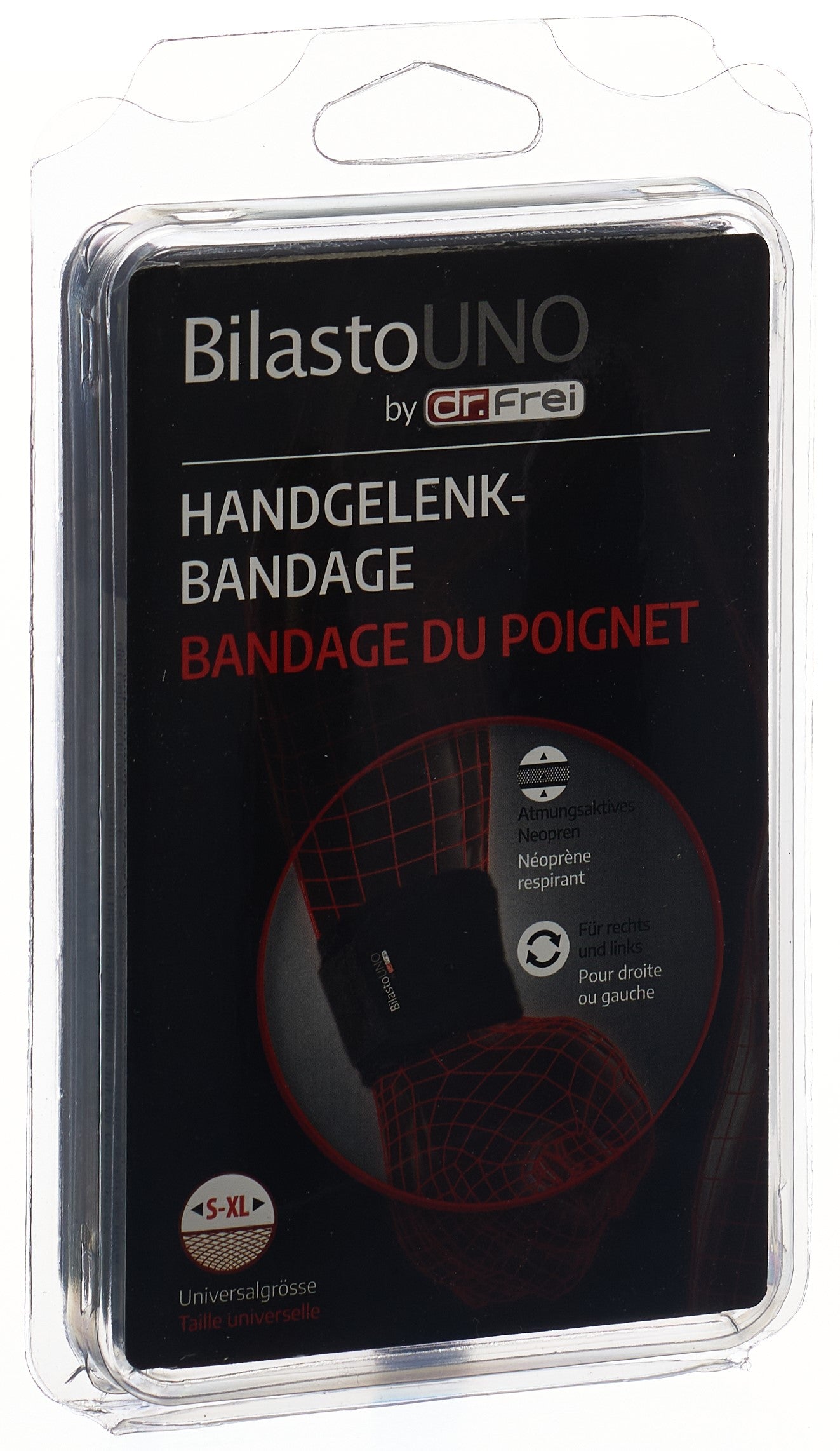 BILASTO Uno Orthèse Poignet Réglable Soulage Douleur | Taille S-XL