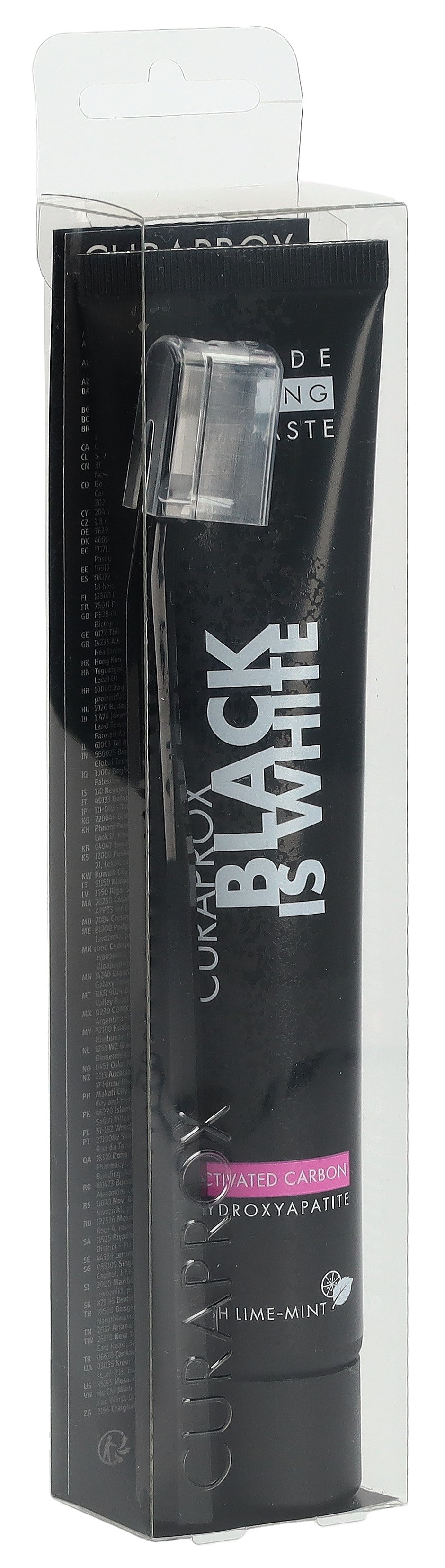 CURAPROX Black is White Set Dentifrice Blanchissant 90ml | Brosse à Dents CS5460