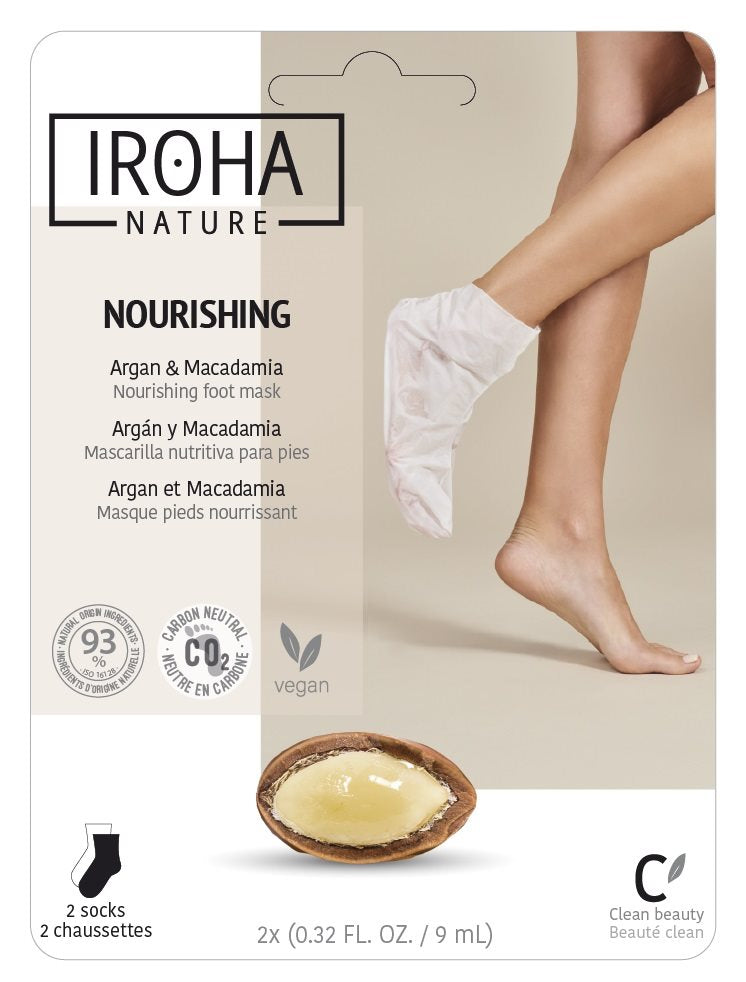 IROHA HANDS&FEET Masque Pieds Hydratant | 2 x 9 ml
