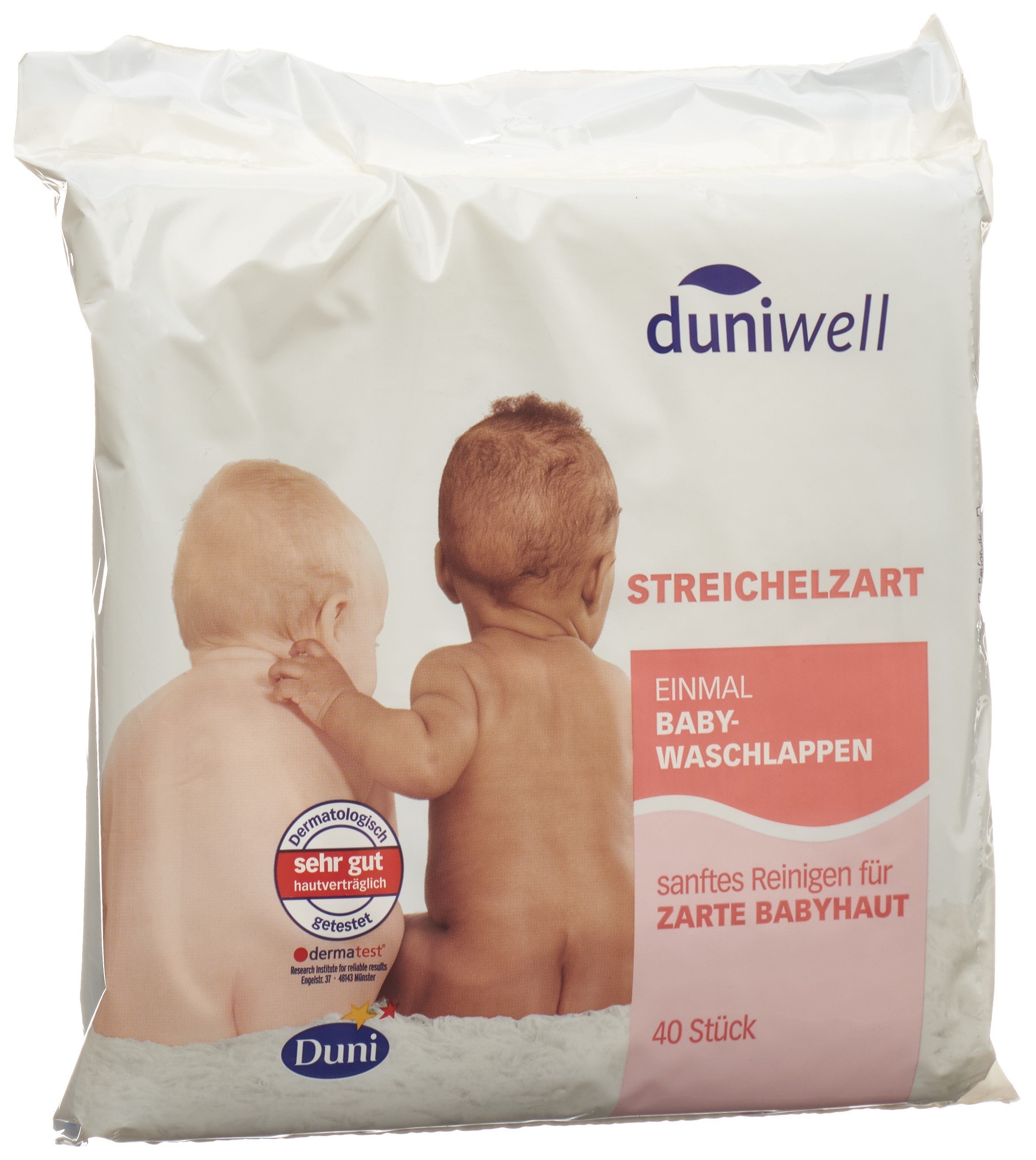 DUNIWELL Lingettes Bébé Hygiéniques Douces 40 Pièces