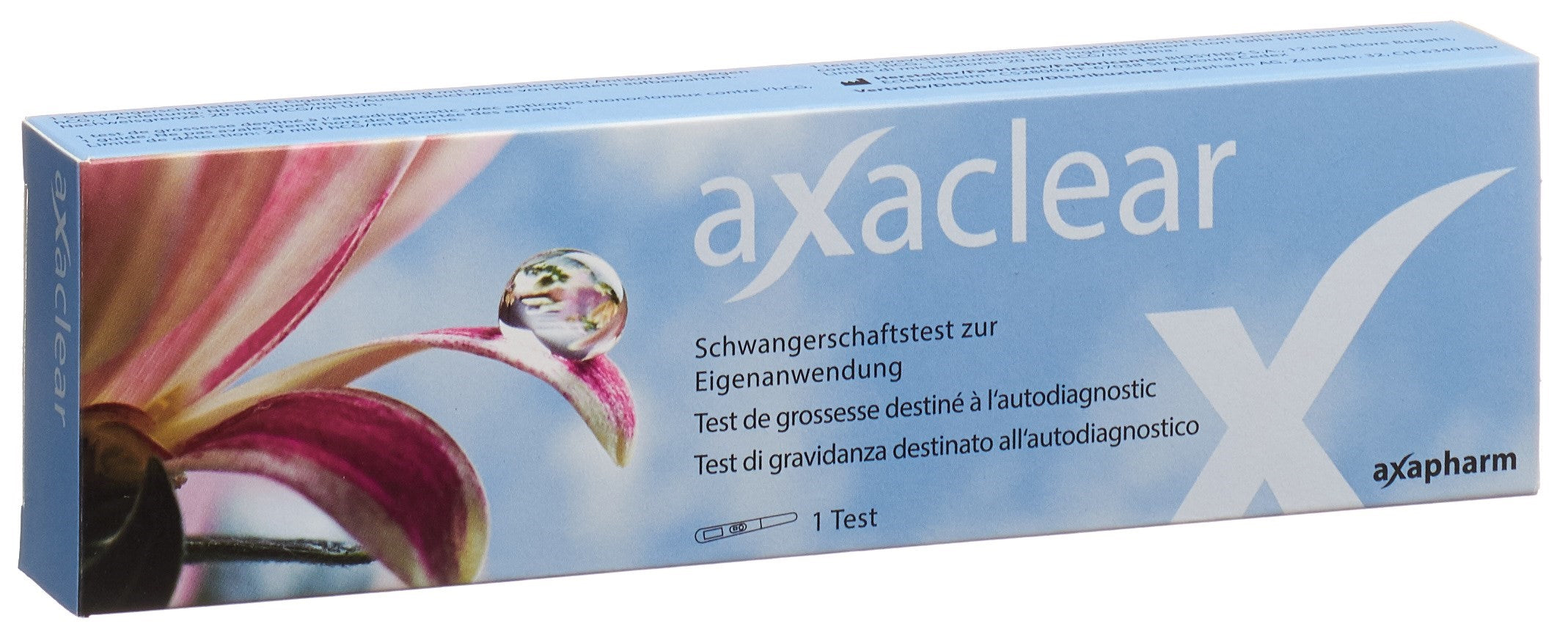 AXACLEAR Test de Grossesse Précoce Fiable | 1 Test