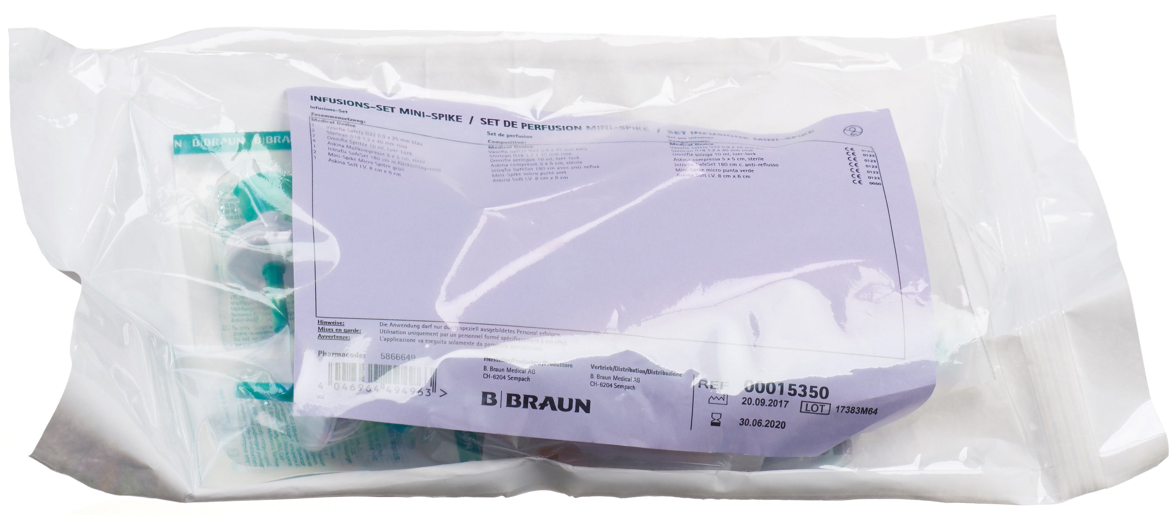 B. Braun Set de Perfusion Mini-Spike pour Administration Sécurisée | Dispositif Médical