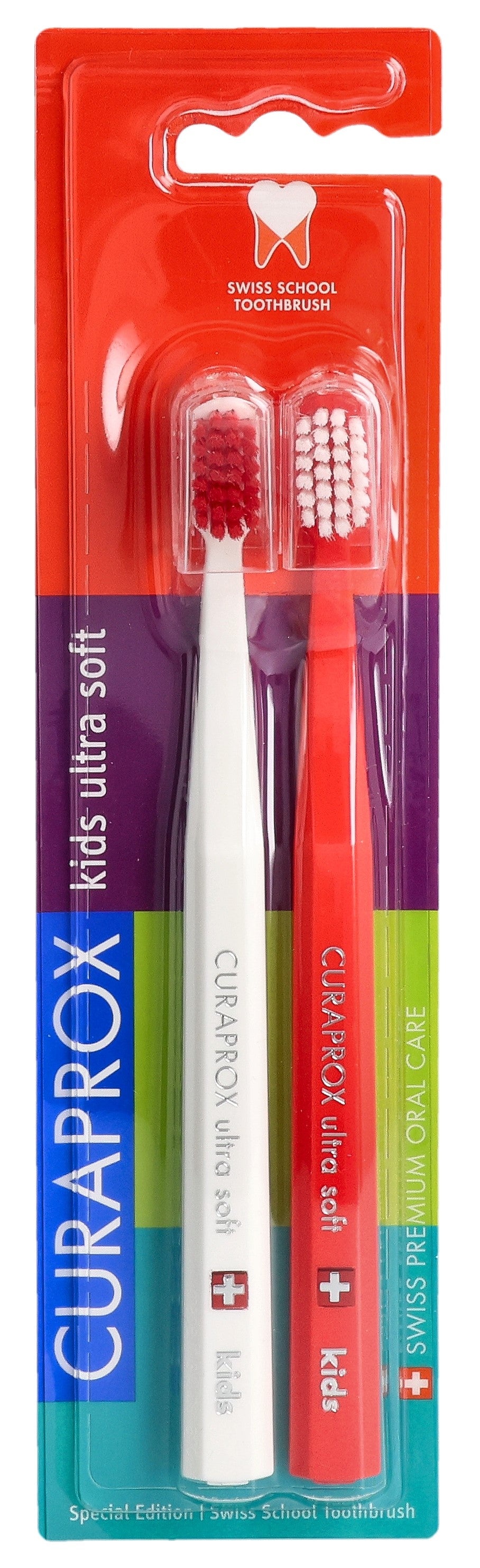 CURAPROX Brosse à Dents Enfant Spéciale École | Douceur & Protection