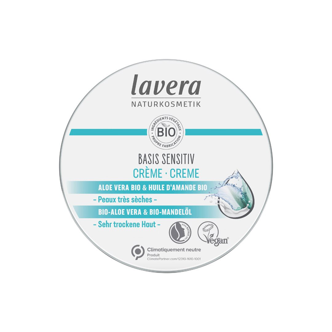 LAVERA Basis Sensitiv Crème Apaisante Aloe Vera 150 ml