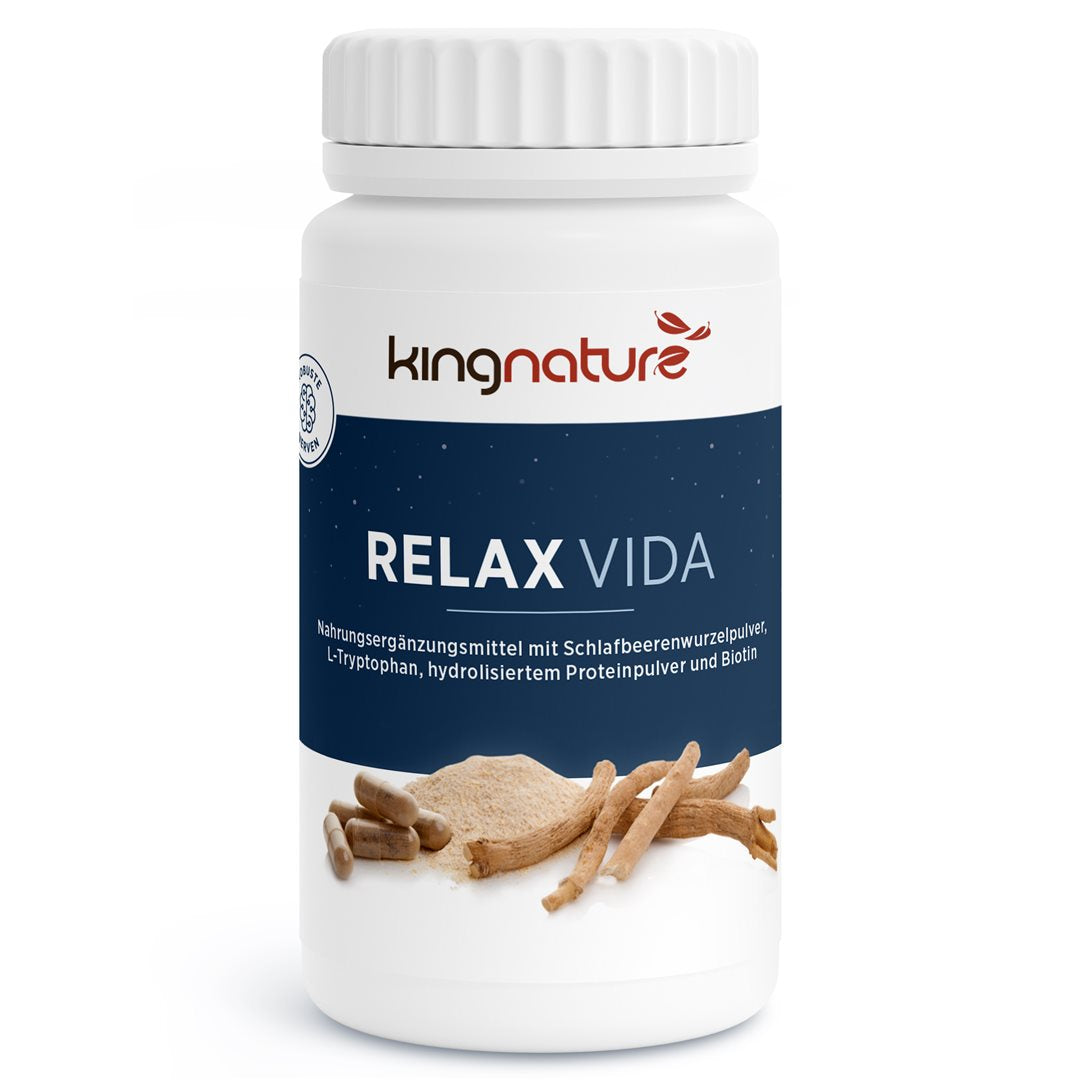 KINGNATURE Relax Vida 60 gélules | Bien-être & Sérénité