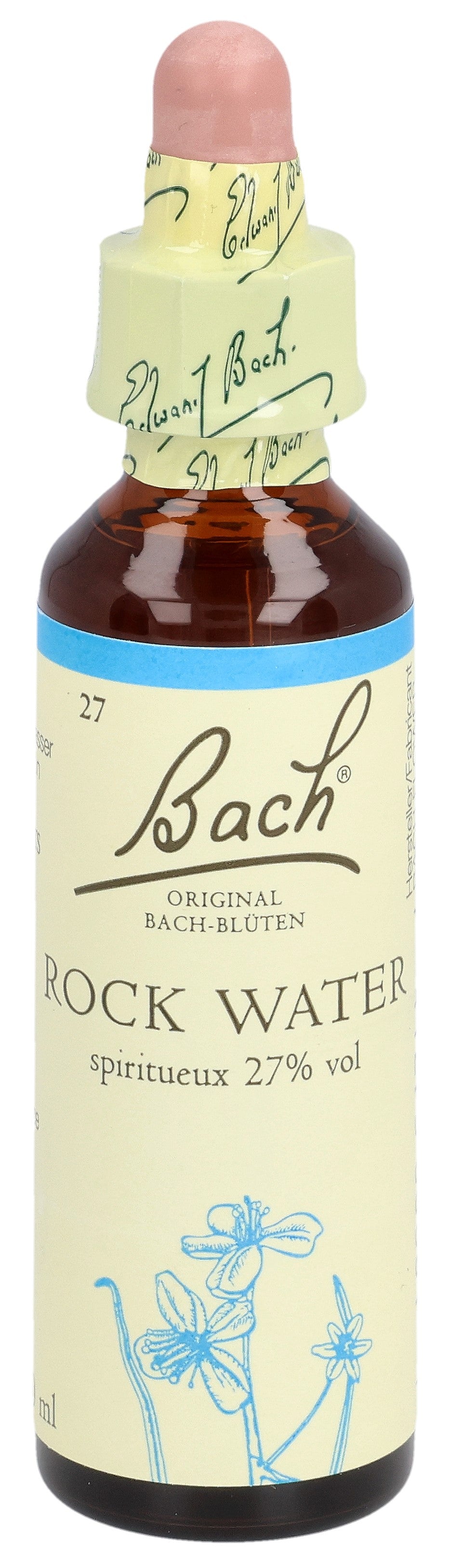 Fleurs de Bach Original Rock Water 27 20 ml Calme & Sérénité | Elixir Floral