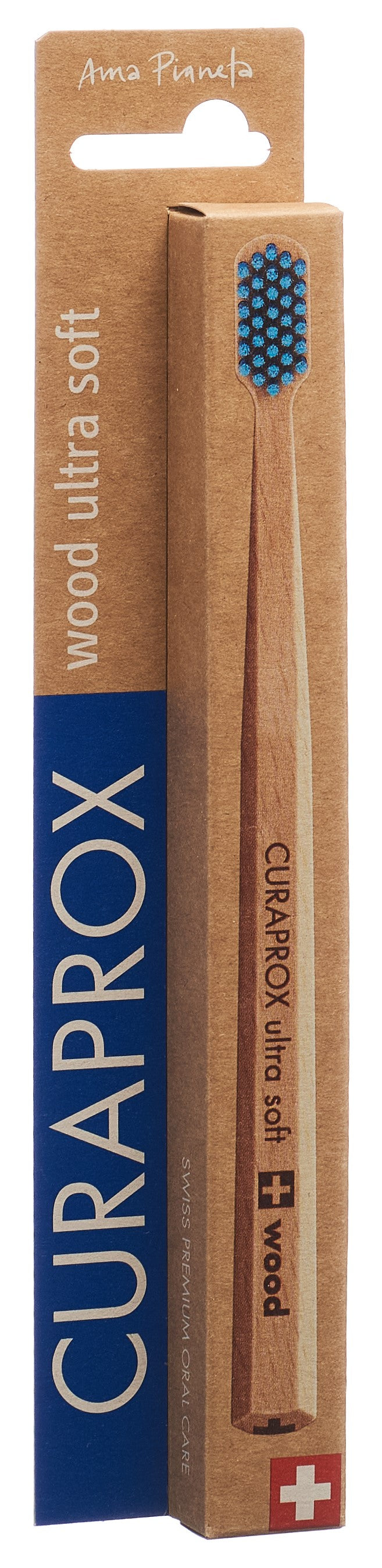 CURAPROX Brosse à Dents Ultra Douce Bois | Carton