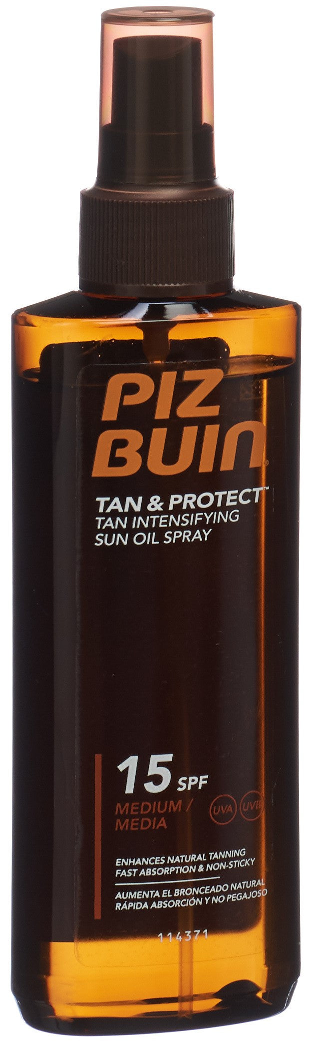 PIZ BUIN Tan & Protect Huile Solaire SPF15 150 ml | Bronzage & Protection